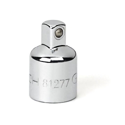GEARWRENCH® 81277 Drive Adapter, Polished Chrome, 1/4 in Male Drive, 3/8 in Female Drive, Female x Male Adapter, Steel