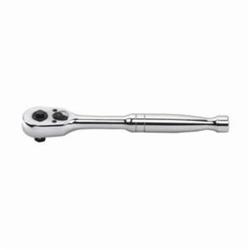 GEARWRENCH® 81309 Hand Ratchet, 1/2 in Drive, Teardrop Head, 9.6 in OAL, Steel, Polished Chrome, ASME B107.10