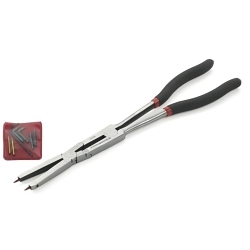 GEARWRENCH® 82033 Double-X™ External Snap Ring Plier, 3.15 in L x 0.68 in W x 0.39 in THK, 13.46 in OAL