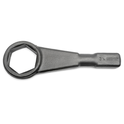 GEARWRENCH® 82332 Slugging Wrench, 3-1/8 in Wrench, US Federal Specification GGG-W-636E, 6 Points, Single End Head, 1-5/8 in THK Box End, 13.81 in OAL, Black Oxide