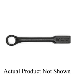 GEARWRENCH® 82342 Striking Wrench, 1-3/16 in Wrench, US Federal Specification GGG-W-636E, 12 Points, Single End Head, 23/32 in THK Box End, 11.1 in OAL, Black Oxide