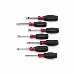 GEARWRENCHĀ® 82765 Full Hollow Shaft Nutdriver Set, 3/16 to 1/2 in, 7 Pieces, 7.33 in OAL, Ergonomic Cushion Grip Handle