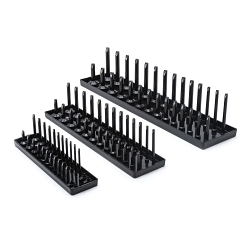 GEARWRENCHĀ® 83118 SAE Socket Storage Tray Set, 1/4 in, 3/8 in, 1/2 in Drive, 3 Pieces