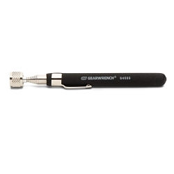 GEARWRENCH® 84089 Telescopic Magnetic Pickup Tool, 33-1/4 in L Extended, 5 lb Pull, Cushion Grip Handle, Steel/Plastic