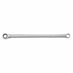 GEARWRENCH® 85919 XL Series Double Slim Box End Wrench, 19 mm Wrench, 12 Points, 0 deg Offset, 396 mm OAL, Alloy Steel, Polished Chrome