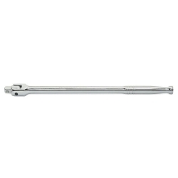GEARWRENCHĀ® 87802 Square Drive Flex Handle/Breaker Bar, 3/8 in Drive, 18 in OAL, ASME B107.10, Alloy Steel, Full Polished Chrome