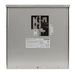 Generac® Power Systems 6335 Manual Transfer Switch, 125/250 V, 200 A, 12500 W Power Rating, NEMA 3R Enclosure