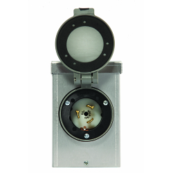 Generac® 6347 Inlet Box, 120, 240 V, 50 A, NEMA 3R NEMA Rating, Aluminum