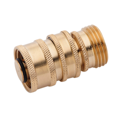 Generac® Power Systems G0066310 Quick Disconnect Set, Quick-Disconnect Garden Hose Thread Inlet x Quick-Disconnect Garden Hose Threaded Outlet