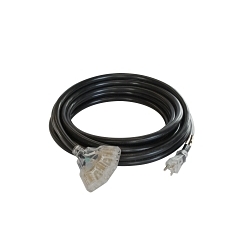 GeneracĀ® 7684 Heavy Duty Cord, 25 ft L Cord, Rubber