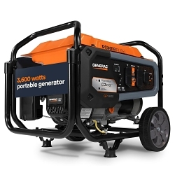Generac® 7721 Portable Generator, 120 V, 3600 W Power Rating, OHV Engine