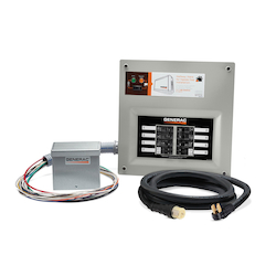 Generac® HOMELINK™ G0098550 Manual Transfer Switch Kit, 120/240 V, 50 A, 12000 W Power Rating, 16 Circuits, NEMA 1 Enclosure