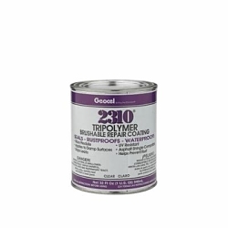 Geocel® GC65200 2310® Brushable Tripolymer Repair Coating, 1 qt Container, Liquid Form, Clear