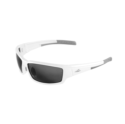 Bullhead Safety® Eyewear BH14183AF Safety Glasses, Anti-Scratch/Hydophilic, Smoke Lens, Full-Frame Frame, White, Plastic/Foam Lined Frame, ANSI Z87.1-2015