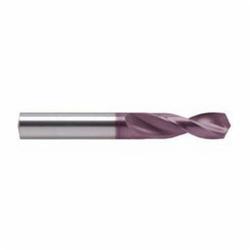 Guhring 9005150111100 GT500DZ/515 High Performance Stub Length Screw Machine Drill, 7/16 in Drill - Fraction, 0.4375 in Drill - Decimal Inch, HSS-E-PM, TiAlN/TiN