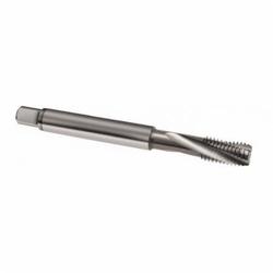 Guhring 9009710060000 971 Spiral Flute Tap With Black Ring, Right Hand Cutting, M6x1 Thread, D4/D5 Thread Limit, Semi-Bottoming Chamfer, Right Hand Flute Direction, 3 Flutes, Bright, Carbide