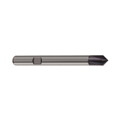 Guhring 9033960100000 3396 Type N Metric Standard Length Chamfer Mill, 10 mm Dia Cutter Head, 90 deg Included, 72 mm OAL, Solid Carbide, TiAlN
