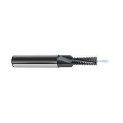 Guhring 9035170063500 3517 Type TMC SP Imperial Helical Flute Thread Mill With Through Coolant, Countersink and Chamfer, 1/4-20 UNC Thread, 62 mm OAL, 3 Flutes, 8 mm Dia Shank