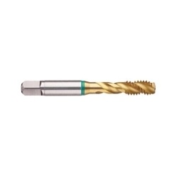 Guhring 9039880127000 3988 Green Ring STI Tap, 1/2-13 UNC Thread, 4 Flutes, 3B Class of Fit, Modified Bottoming Chamfer, Right Hand Cutting