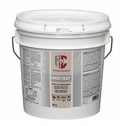 H&C® 60.100709-99 CONCRETEREADY™ Cement Based Patching Compound, 5 lb Bucket, 0.045 cu-ft Coverage, Clear, 199 deg F Flash