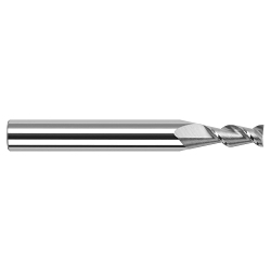 Harvey Tool 24210 High Helix End Mill, 0.1562 in Dia Cutter, 9/16 in Length of Cut, (2) Flutes, 3/16 in Dia Shank, 2 in OAL, Uncoated