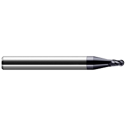 Harvey Tool 24650-C3 Center Cut Miniature End Mill, 0.05 in Dia Cutter, 0.075 in Length of Cut, (4) Flutes, 1/8 in Dia Shank, 1-1/2 in OAL, AlTiN