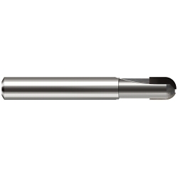 Harvey Tool 714116 Center Cutting Ball End Mill, 0.250 in Dia Cutter, 0.500 in Length of Cut, (2) Flutes, 0.250 in Dia Shank, 2.500 in OAL, Diamond