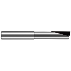 Harvey Tool 709508 Diamond Square End Mill, 0.125 in Dia Cutter, 0.375 in Length of Cut, (1) Flutes, 0.125 in Dia Shank, 1.500 in OAL, Diamond