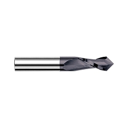 Harvey Tool 72308-C3 Imperial Drill/End Mill, 1/8 in Dia, 90 deg Point, 2 Flutes, 1/2 in L Flute, 1/2 in L of Cut, 1/8 in Dia Shank, 1-1/2 in OAL, AlTiN
