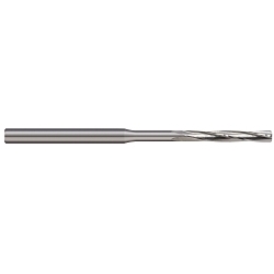 Harvey Tool RRH0100 Miniature Reamer, 0.01 in Dia x 1-1/2 in OAL, 1/8 in Dia Shank Straight Shank, Spiral Flute