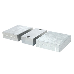 Kurt 4" Double Station Vise  - Metric - HDLM4 - Machinable Aluminum Jaws 1.9" Height
