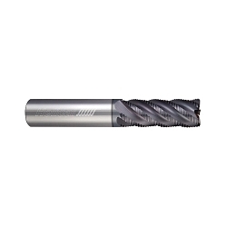 Helical Solutions 54317 HXVR Center Cut Imperial Multi-Flute Variable Pitch Corner Radius End Mill, 3/4 in Dia Cutter, 0.06 in Corner Radius, 1-5/8 in Length of Cut, 3/4 in Dia Shank, 4 in OAL, Aplus