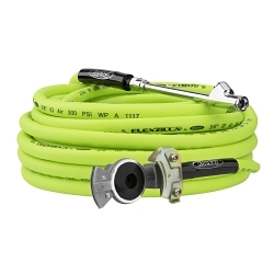 Flexzilla® HGH2-FZ, Truck Tire Inflator Kit 3-Piece, 3/8" x 50' Hose, Glad-Hand Attachment, 30° Dual Angle and Straight-On Air Chuck