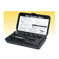 Hougen® RotaCut™ 11087 Combo Kit, 5/16 in Dia Min Cutter, 1-1/2 in Dia Max Cutter, 1/4 to 1/2 in D Cutting, 19 Pieces, For Use With Hand Held Drills or Drill Presses, HSS, Bright