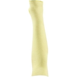 HyFlex® 222146 Medium Duty Cut-Resistant Sleeves With Thumbhole, Universal, 18 in L x 18 ga THK, Kevlar®, Yellow