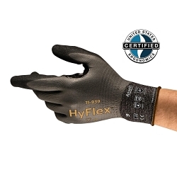 HyFlex® 825768 Ultralight Glove, 8, Nitrile Foam Coating, Dyneema, Resists: Cut/Abrasion, ANSI Cut-Resistance Level: A2