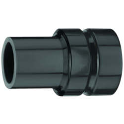 DeWALT® DWV9170 Vacuum Adapter, 1-1/4 in, 8.2 in L, For Use With DWV9000 Universal Connector and DeWALT® Dust Extractor, Black