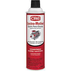 CRC® 05018 Lectra-Motive® Chlorinated Non-Flammable Electrical Parts Cleaner, 20 oz Aerosol Can, Liquid, Clear, High