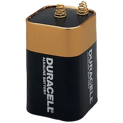 Duracell® Coppertop® MN908 Rectangular Lantern Battery, Zinc-Manganese Dioxide, 6 V DC, 13 Ah, Lantern