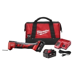 Milwaukee® M18™ 2626-22 Cordless Oscillating Multi-Tool Kit, 11000 to 18000 opm Speed, 18 V DC, Li-Ion Battery, 2 Batteries