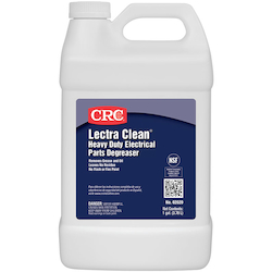 CRC® 02020 Lectra Clean® Chlorinated Heavy Duty Non-Flammable Electrical Parts Degreaser, 1 gal Can, Irritating at High Concentration Odor/Scent, Clear, Liquid Form
