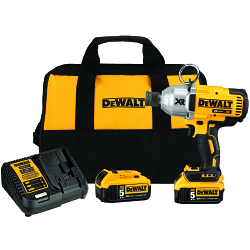 DeWALT® 20V MAX* MATRIX™ XR™ DCF898P2 Brushless High Torque Cordless Impact Wrench Kit, 7/16 in Straight Drive, 500 ft-lb Torque, 20 V DC, 8.81 in OAL