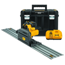 DeWALT® 60V MAX* FLEXVOLT® DCS520ST1 Cordless Track Saw, 6-1/2 in Blade, 1750 to 4000 rpm Speed, 60 V DC, Li-Ion Battery, 6 Ah Battery