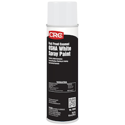 CRC® 1005208 Extremely Flammable Rust Proof Enamel Spray Paint, 20 oz, Liquid, White, 22 to 30 sq-ft, 72 hr Curing