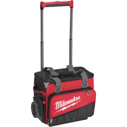 Milwaukee® 48-22-8221 General Purpose Jobsite Rolling Bag, 1680 Denier Ballistic Polyester, Black/Red