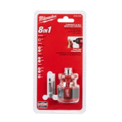 Milwaukee® 48-22-2120 8-in-1 1-Ended Multi-Bit Screwdriver, 8 Pieces, Ergonomic Grip Handle, Steel