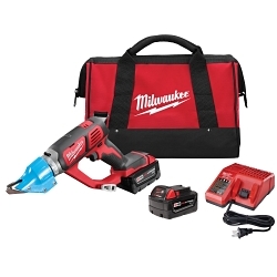 Milwaukee® M18™ 2636-22 Double Cut Kit Cordless Shear Kit, 14 ga Steel, 16 ga Stainless Steel Cutting, 2300 spm, 15.2 in OAL, Li-Ion Battery
