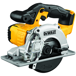DeWALT® DCS373B Cordless Circular Saw, 5-1/2 in Blade, 3/4 in Arbor/Shank, 20 V DC, 1-11/16 in D Cutting, Li-Ion Battery, Left Blade Side