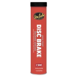 Sta-Lube® SL3160 Disc Brake High Temperature Non-Flammable Wheel Bearing Grease, 14 oz Cartridge, Semi-Solid to Solid Grease, Dark Gray, Faint/Mild Petroleum