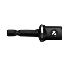 Milwaukee® SHOCKWAVE™ 48-32-5032 Heavy Duty Impact Duty Socket Adapter, Black Oxide, Hex x Square Drive, 1/4 in Male Drive, 1/2 in Female Drive, Male x Male Adapter, Proprietary Steel